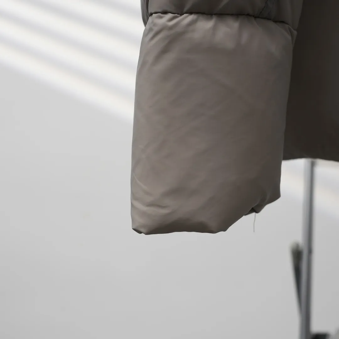 P1100 CANADA GOOSE丨Canada Goose 4829 Rhoda series hooded down jacket Color: Stone Gray Size: XS-L